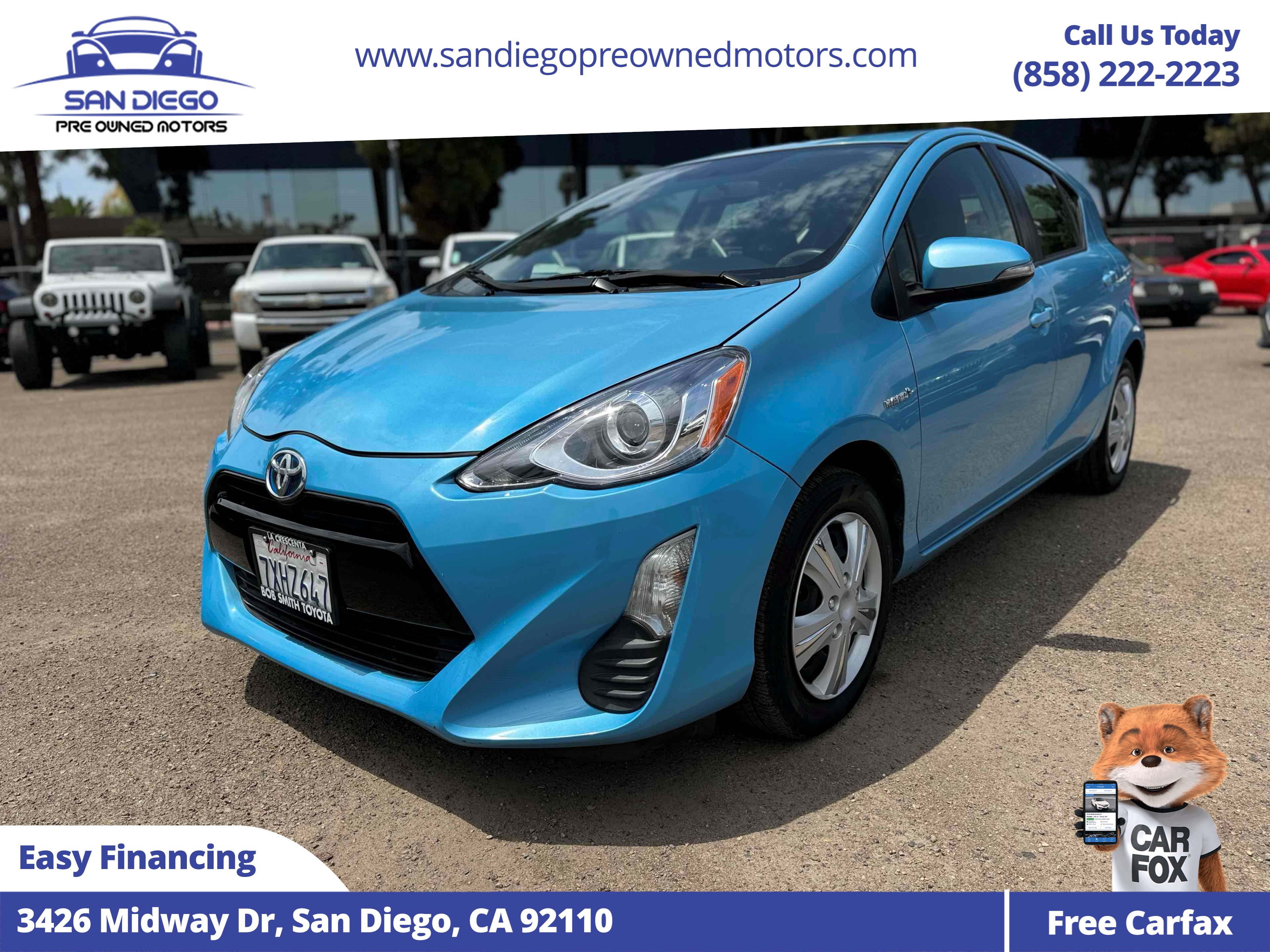 2016 Toyota Prius c Two