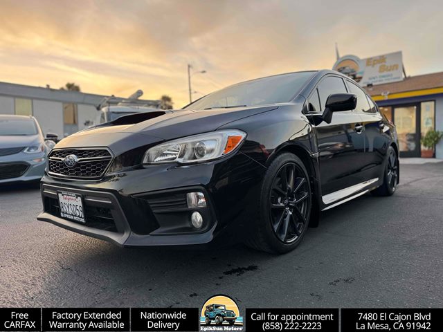 Crystal Black Silica 2020 Subaru WRX Sedan All-Wheel Drive Manual