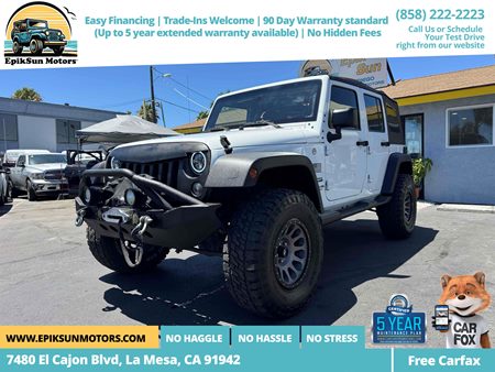 2016 Jeep Wrangler Unlimited Sport - Manual Transmission