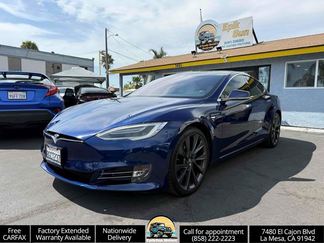 Deep Blue Metallic 2018 Tesla Model S Sedan All-Wheel Drive Automatic