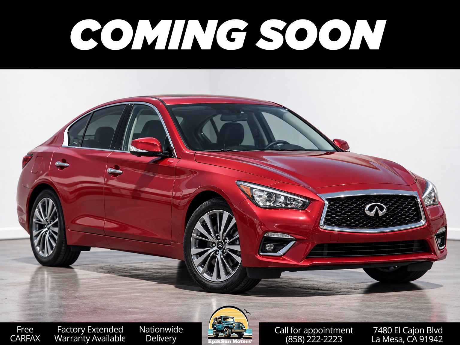 2023 INFINITI Q50 LUXE
