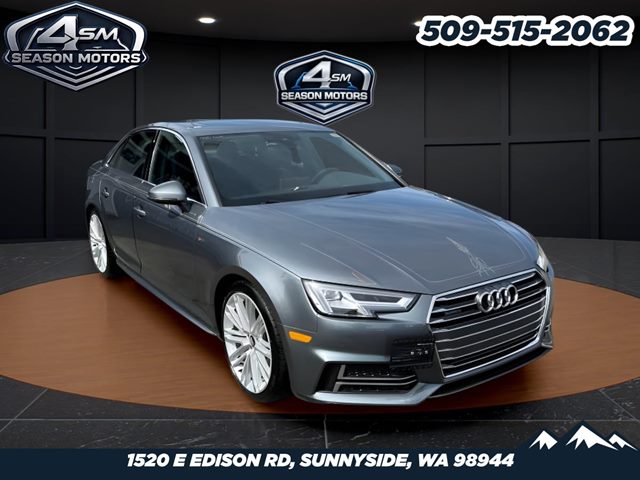 Monsoon Gray Metallic 2017 Audi A4 2.0T quattro Premium Plus AWD Sedan All-Wheel Drive Automatic
