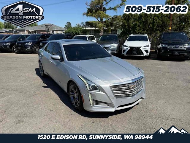 Radiant Silver Metallic 2016 Cadillac CTS Sedan All-Wheel Drive Automatic
