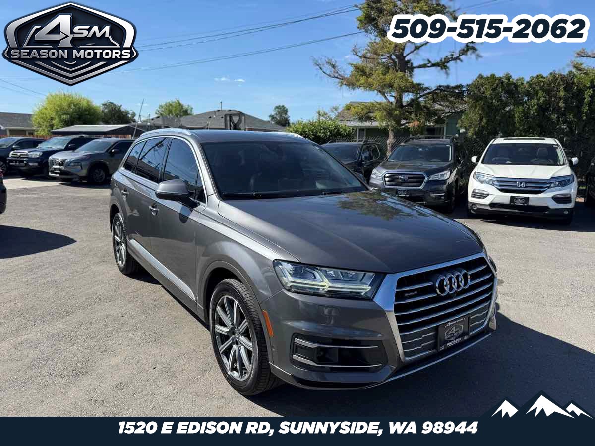 Samurai Gray Metallic 2019 Audi Q7 55 TFSI quattro SE Premium Plus SUV / Crossover All-Wheel Drive Automatic
