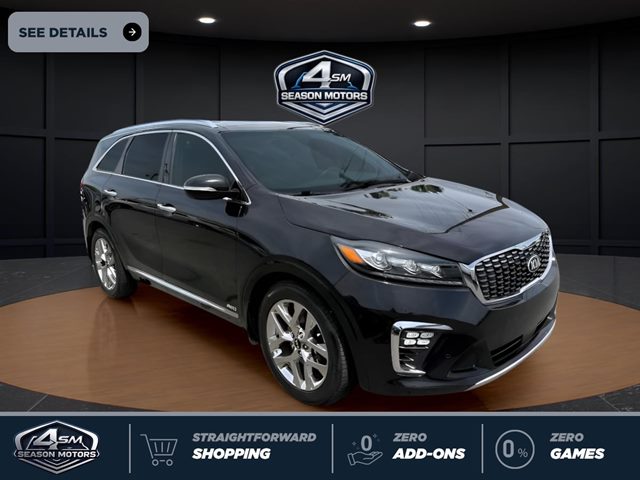 Ebony Black 2019 Kia Sorento SUV / Crossover All-Wheel Drive Automatic