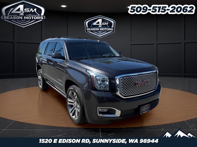 Gray (Iridium Metallic) 2017 GMC Yukon SUV / Crossover Four-Wheel Drive Automatic