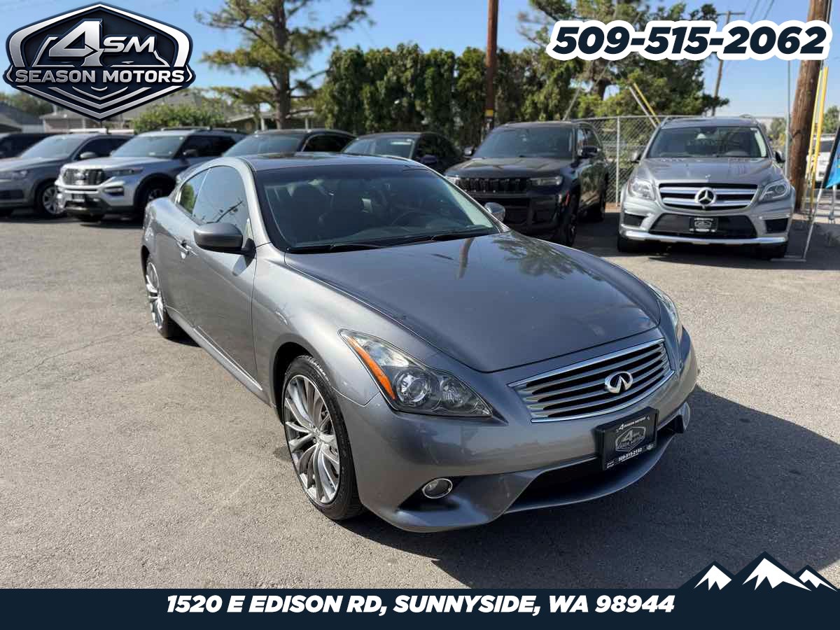 Gray (Graphite Shadow) 2012 INFINITI G37 Coupe All-Wheel Drive Automatic