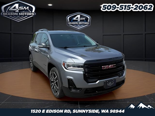 Gray (Satin Steel Metallic) 2021 GMC Acadia SUV / Crossover Four-Wheel Drive Automatic