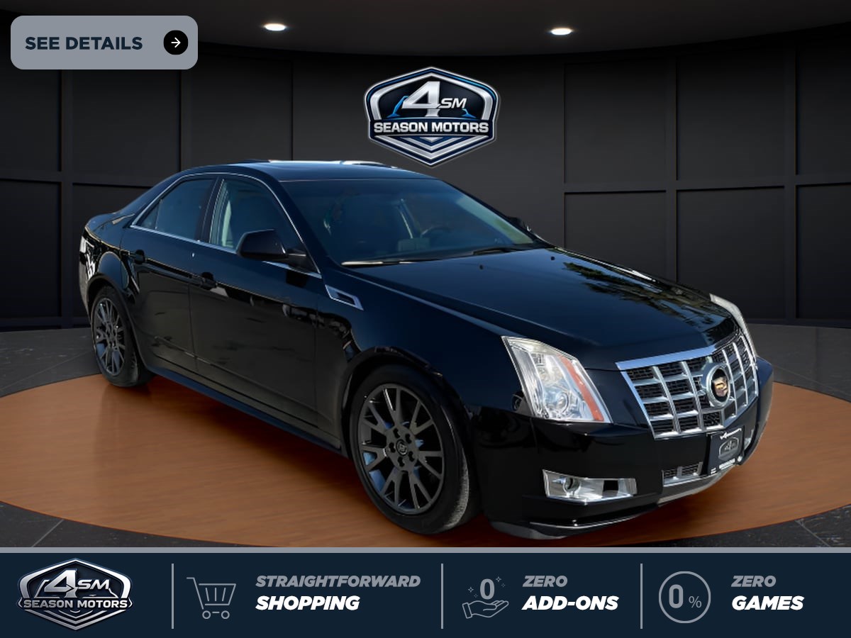 Black Raven 2013 Cadillac CTS Sedan Rear-Wheel Drive Automatic