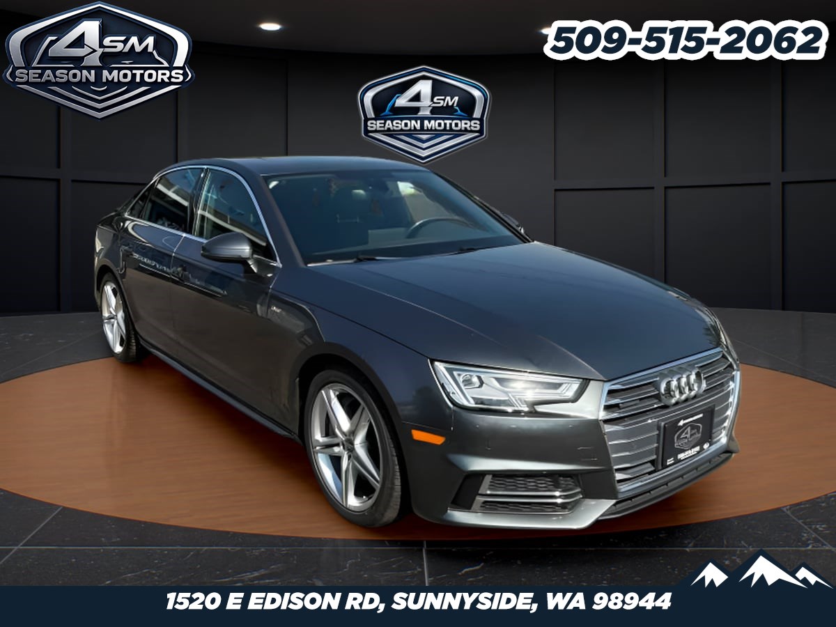 Daytona Gray Pearl Effect 2017 Audi A4 Sedan All-Wheel Drive Manual