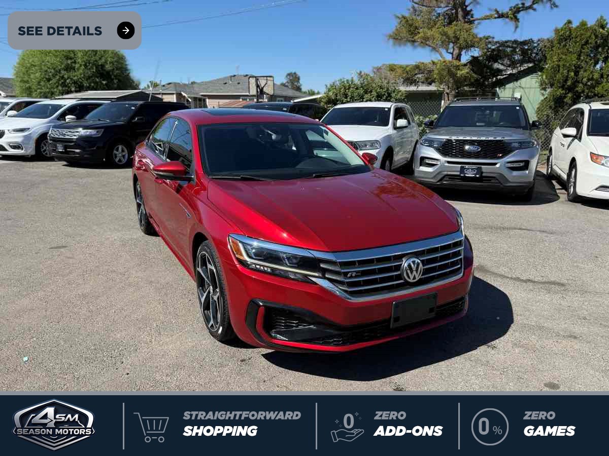 Aurora Red Metallic 2020 Volkswagen Passat Sedan Front-Wheel Drive Automatic
