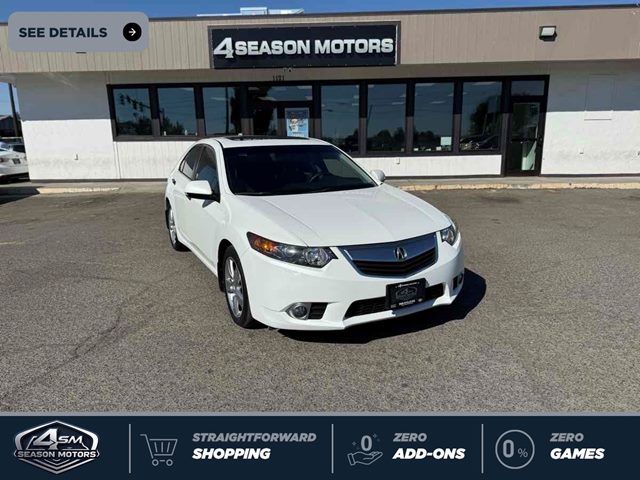 Bellanova White Pearl 2013 Acura TSX Sedan Front-Wheel Drive Automatic