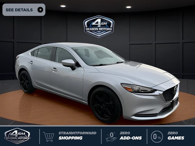 Sonic Silver Metallic 2019 Mazda MAZDA6 Sedan Front-Wheel Drive Automatic