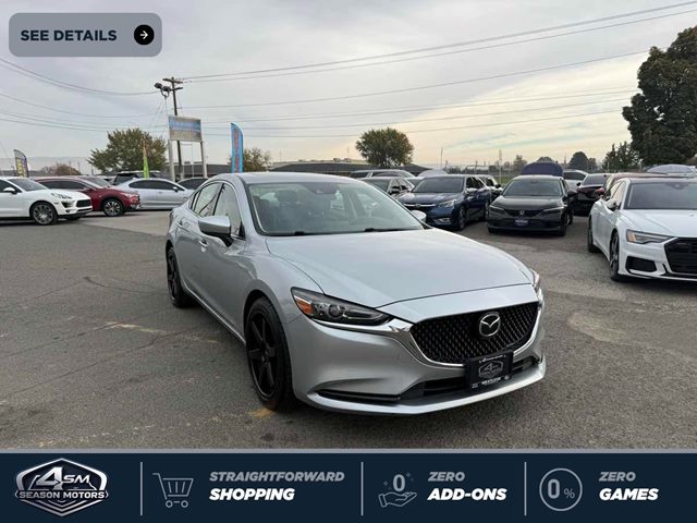 Sonic Silver Metallic 2019 Mazda MAZDA6 Sedan Front-Wheel Drive Automatic