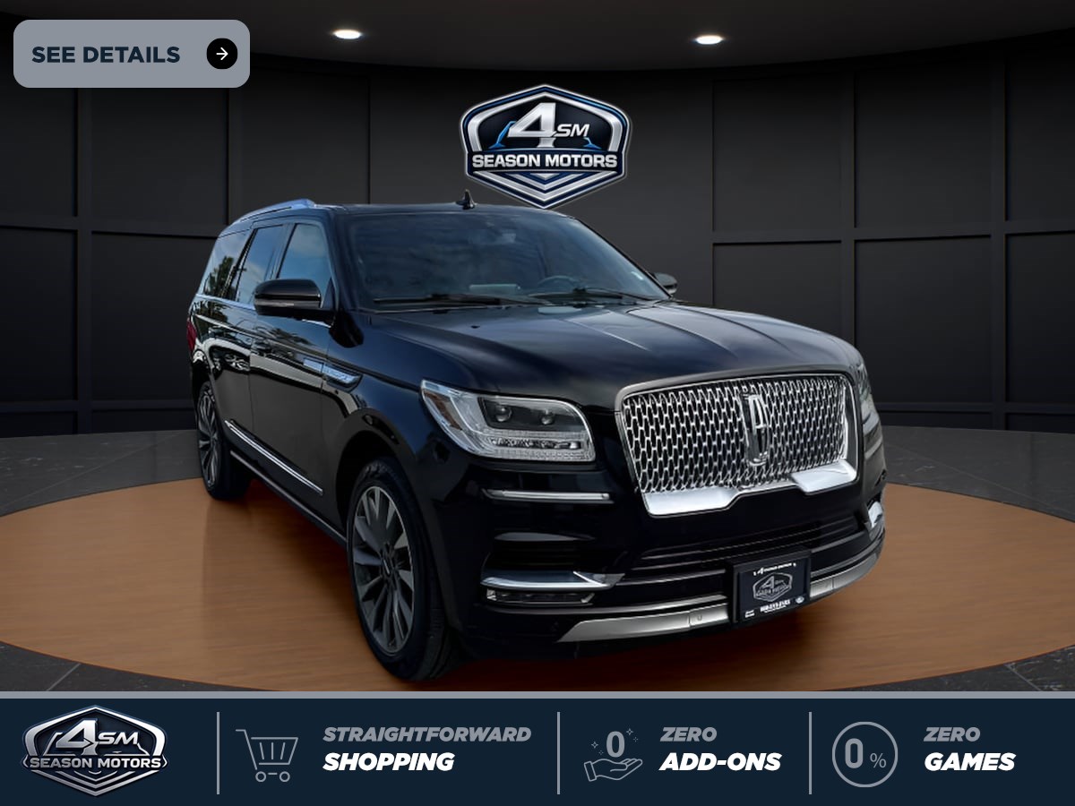 Infinite Black 2020 Lincoln Navigator SUV / Crossover Four-Wheel Drive Automatic