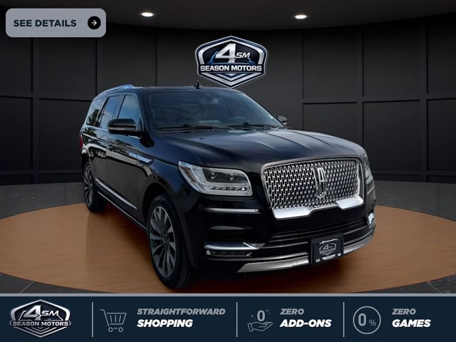Infinite Black 2020 Lincoln Navigator SUV / Crossover Four-Wheel Drive Automatic