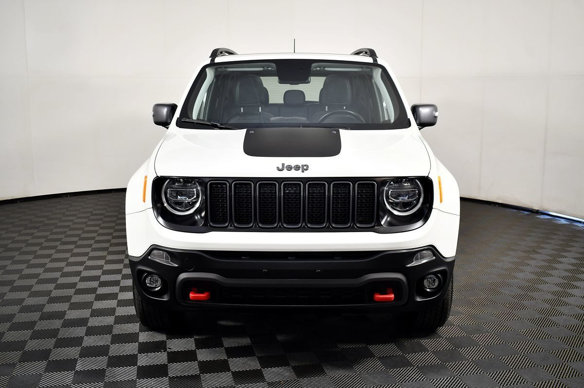 Right Side Headlight With White Rearview Mirror – For Jeep Renegade (2014+) – OEM 71779557