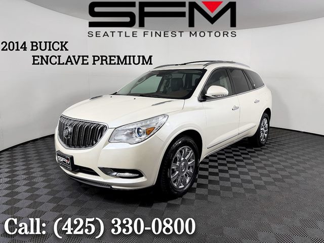 White Diamond Tricoat 2014 Buick Enclave Premium AWD SUV / Crossover All-Wheel Drive Automatic