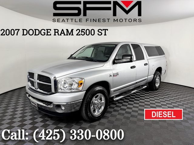 Silver 2007 Dodge RAM 2500 SLT Quad Cab RWD Pickup Truck 4X2 Automatic