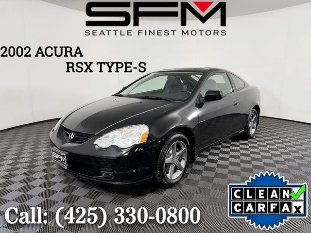 Nighthawk Black Pearl 2002 Acura RSX Type-S FWD Coupe Front-Wheel Drive Manual