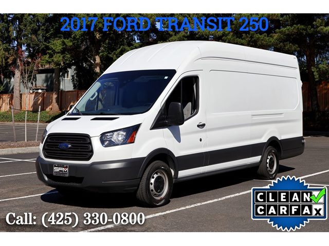 2017 Ford Transit Cargo 250 3dr LWB High Roof Extended Cargo Van with Sliding Passenger Side Door