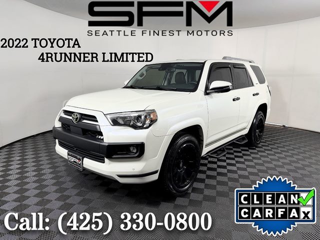 White 2022 Toyota 4Runner Limited 4WD SUV / Crossover All-Wheel Drive Automatic