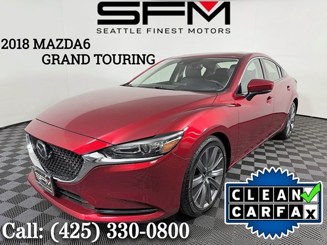 Red 2018 Mazda MAZDA6 Grand Touring Sedan FWD Sedan Front-Wheel Drive Automatic