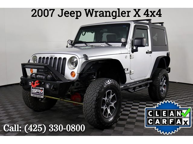Bright Silver Metallic 2007 Jeep Wrangler SUV / Crossover Four-Wheel Drive Manual