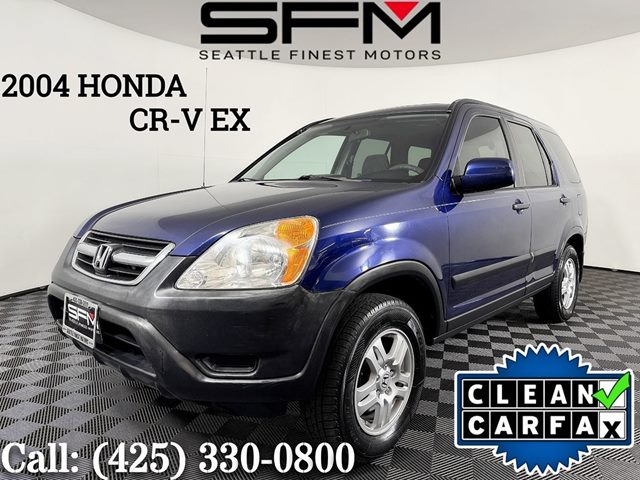 Eternal Blue Pearl 2004 Honda CR-V SUV / Crossover All-Wheel Drive Automatic
