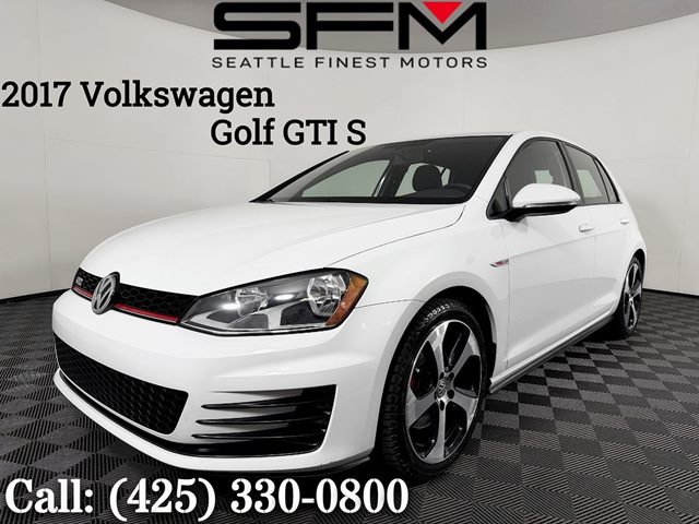 White 2017 Volkswagen Golf GTI Hatchback Front-Wheel Drive Automatic