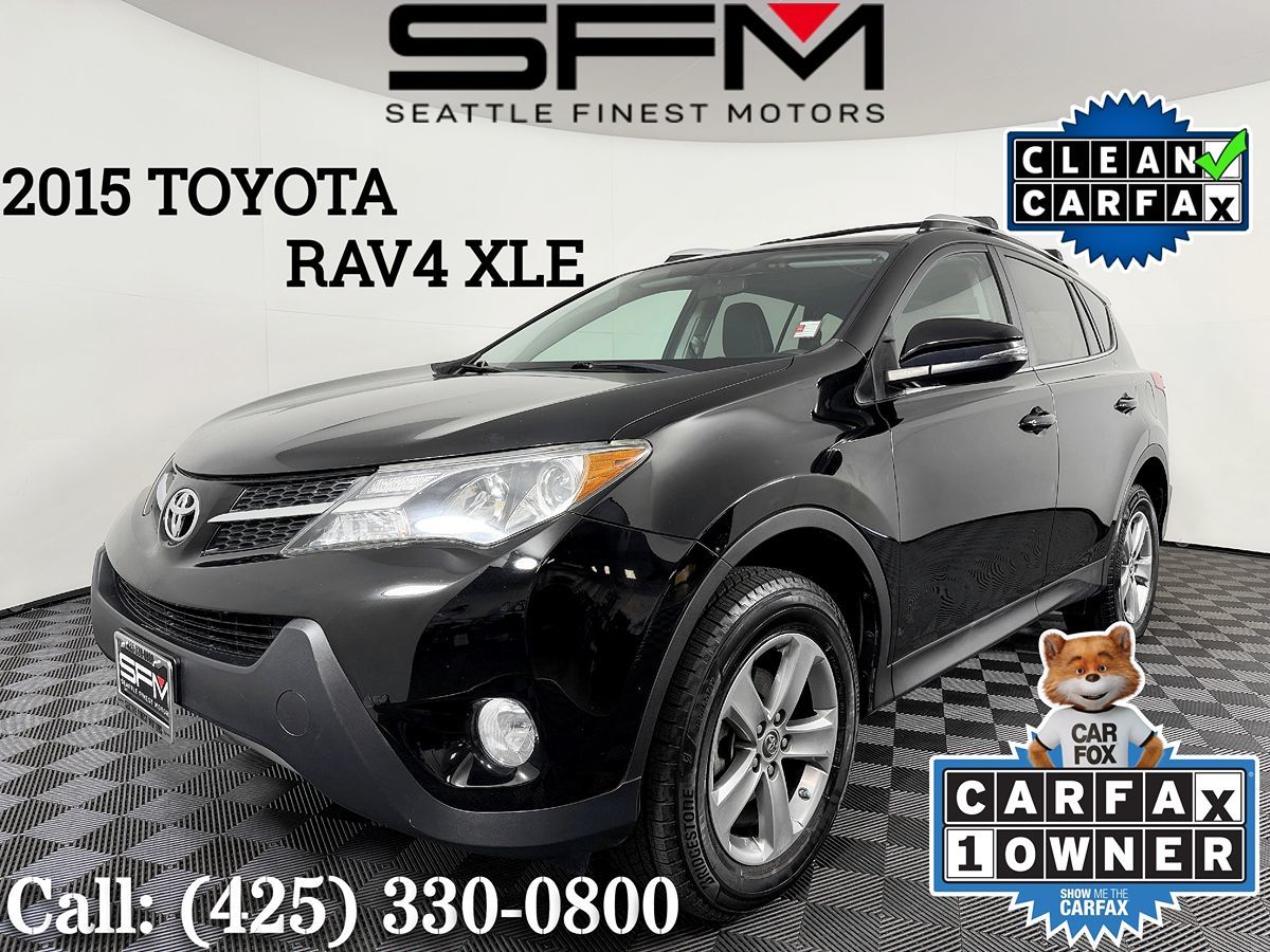 Black 2015 Toyota RAV4 SUV / Crossover All-Wheel Drive Automatic