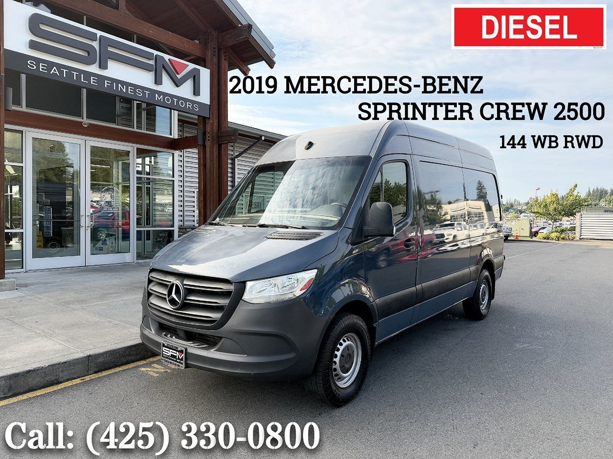 2019 Mercedes-Benz Sprinter Cargo Van 2500 Standard Roof V6 144" RWD
