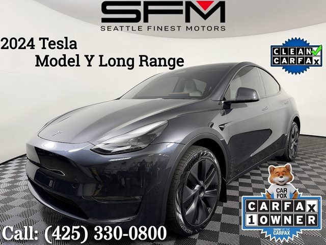 Gray 2024 Tesla Model Y SUV / Crossover All-Wheel Drive Automatic