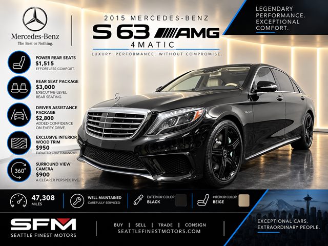 2015 Mercedes-Benz S-Class S 63 AMG