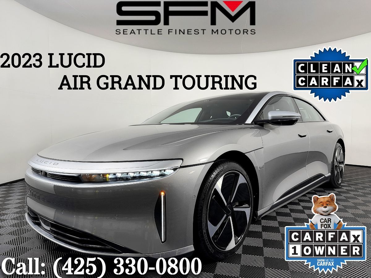 Gray 2023 Lucid Air Sedan All-Wheel Drive Automatic