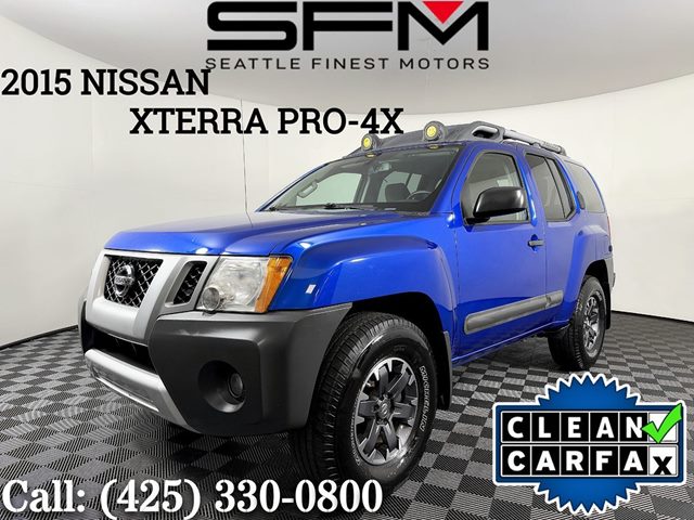 Metallic Blue 2015 Nissan Xterra SUV / Crossover Manual