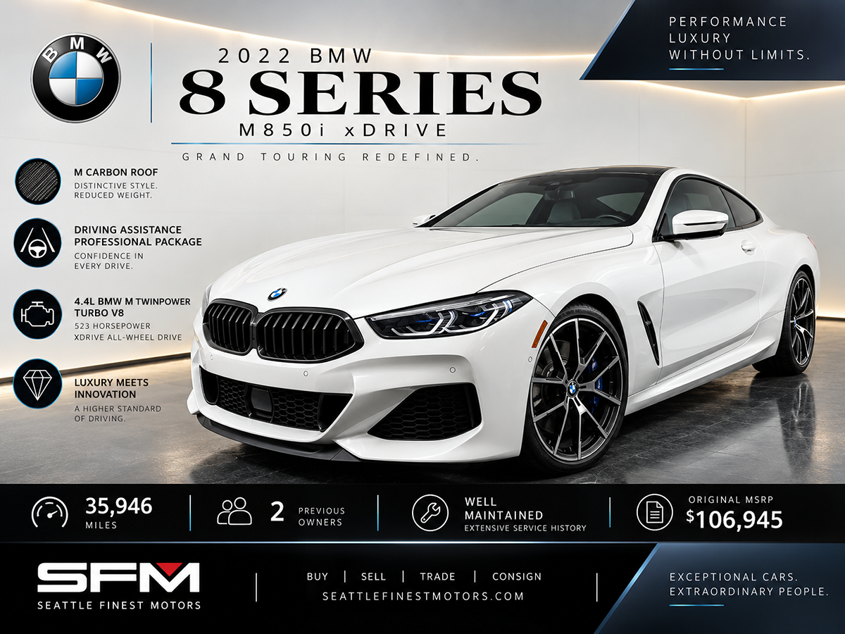 2022 BMW 8 Series M850i xDrive