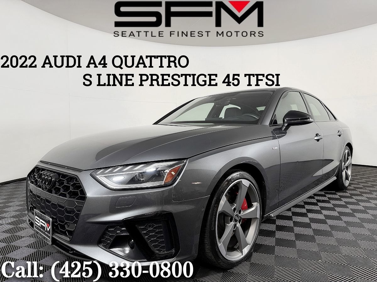 2022 Audi A4 Sedan S line Prestige
