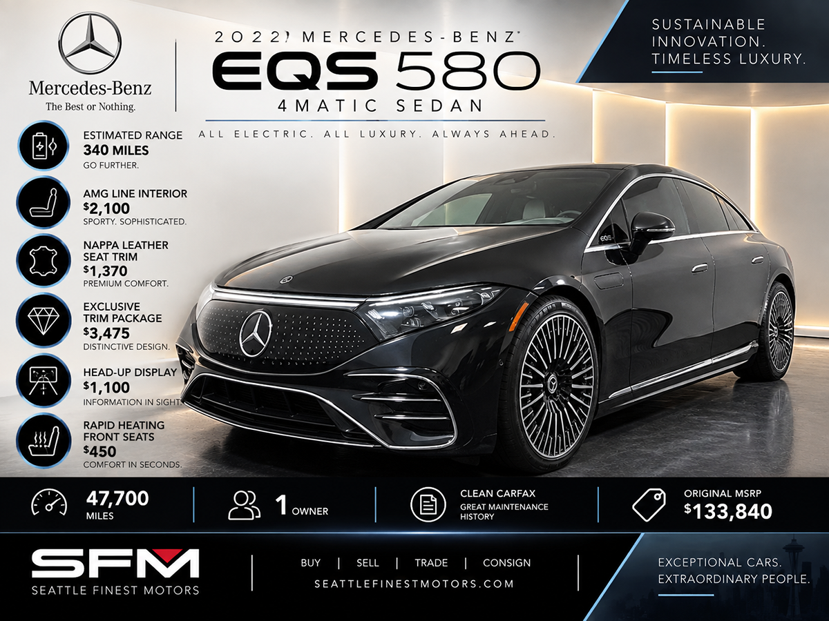 2022 Mercedes-Benz EQS 580 4MATIC Sedan