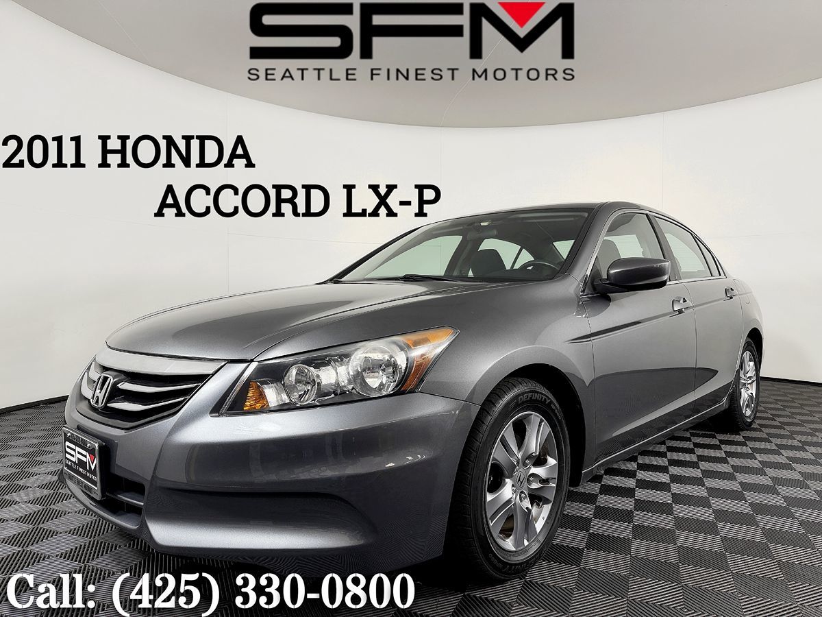 Gray 2011 Honda Accord Sedan Front-Wheel Drive Automatic