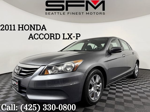 Gray 2011 Honda Accord Sedan Front-Wheel Drive Automatic