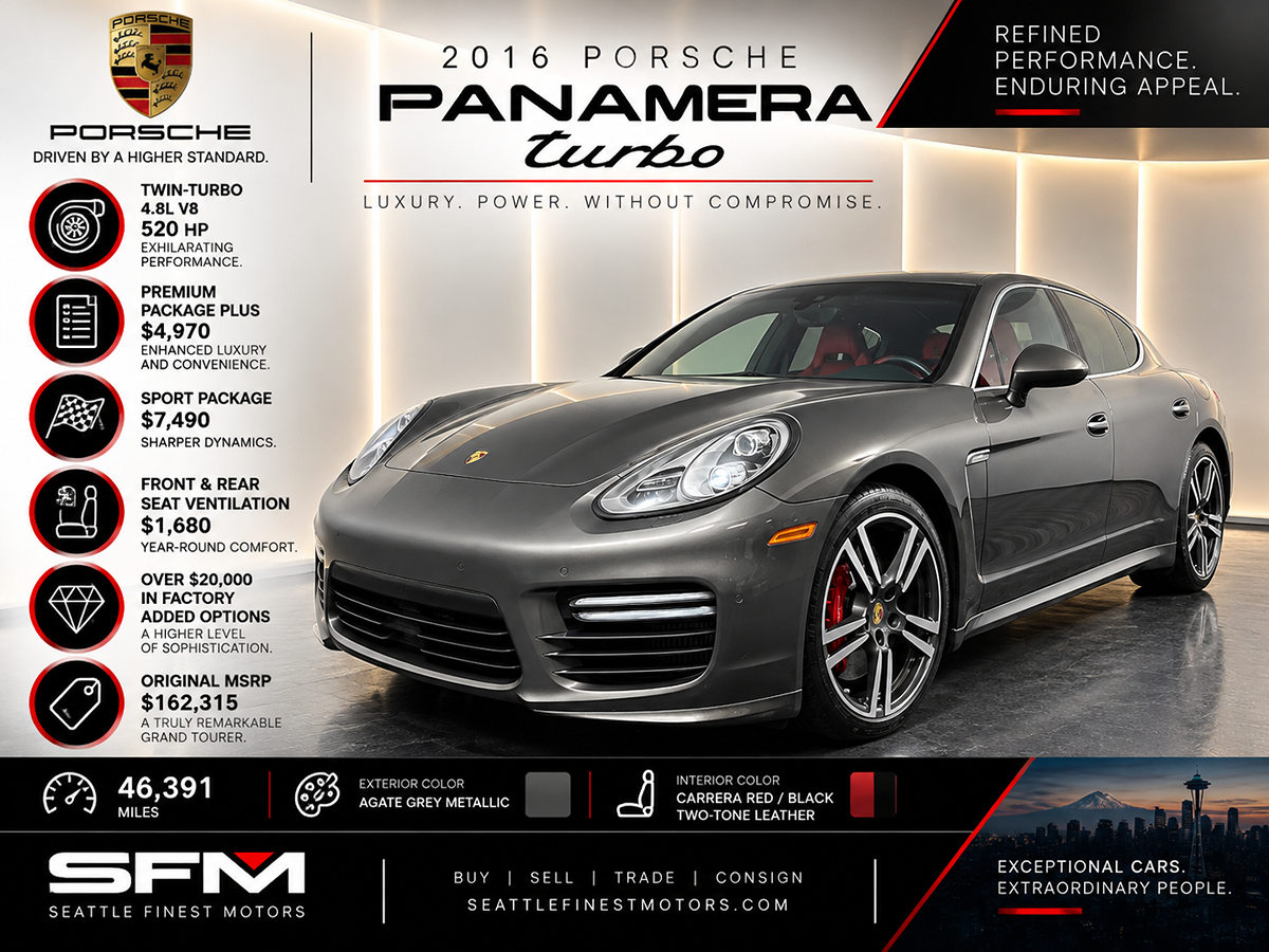 2016 Porsche Panamera Turbo