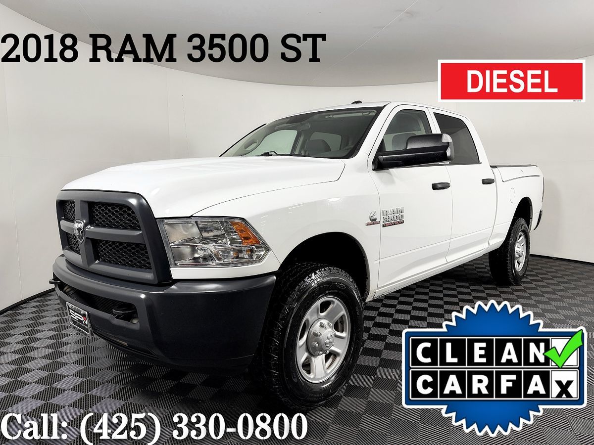 2018 Ram 3500 Tradesman 4x4 Crew Cab 6'4" Box