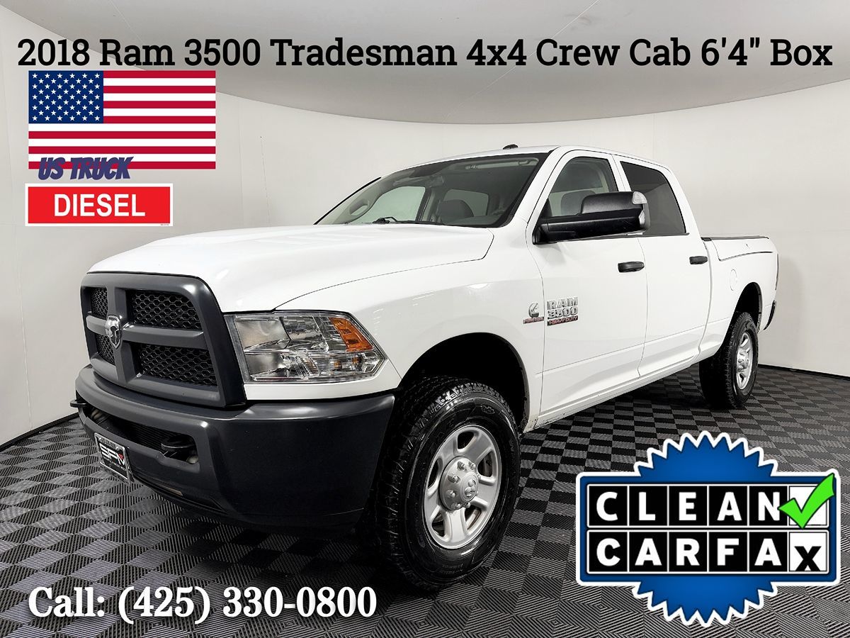 2018 Ram 3500 Tradesman 4x4 Crew Cab 6'4" Box