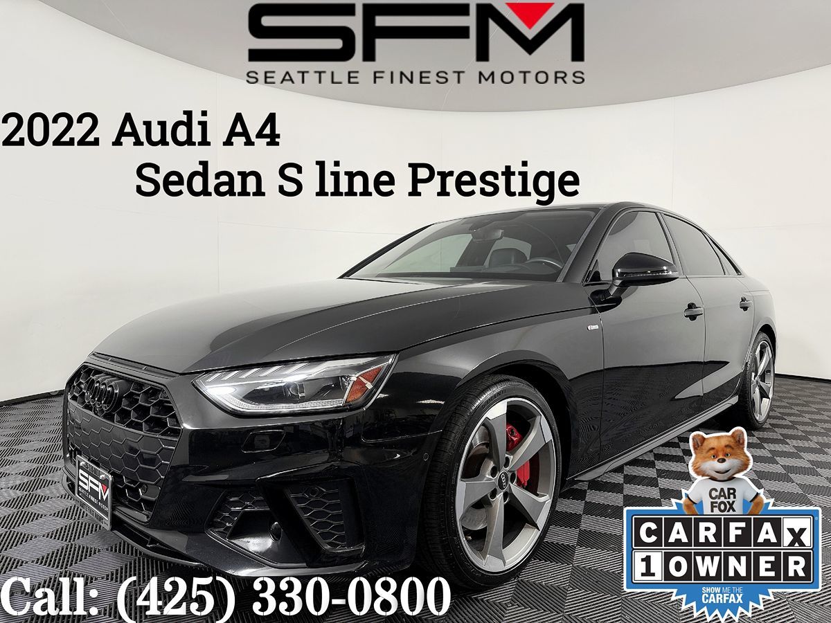 2022 Audi A4 Sedan S line Prestige