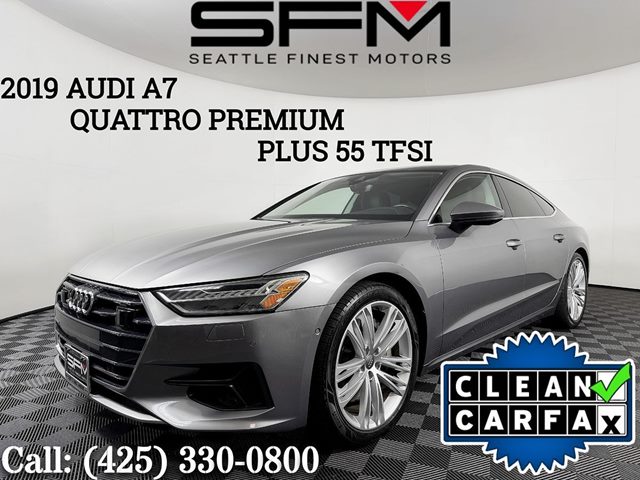 Gray 2019 Audi A7 Sedan All-Wheel Drive Automatic