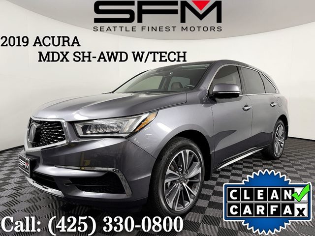 Gray 2019 Acura MDX SUV / Crossover All-Wheel Drive Automatic