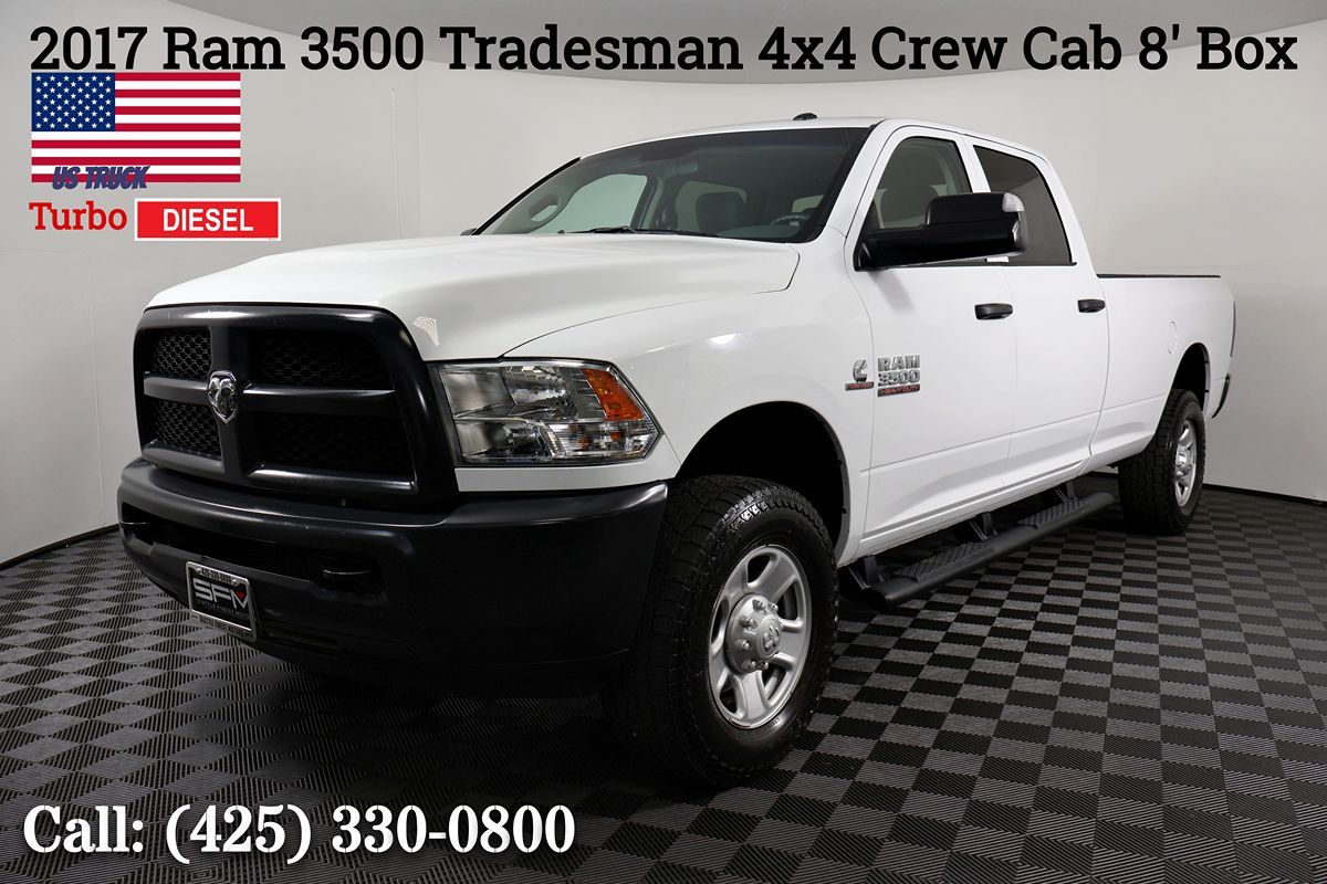 2017 Ram 3500 Tradesman 4x4 Crew Cab 8' Box