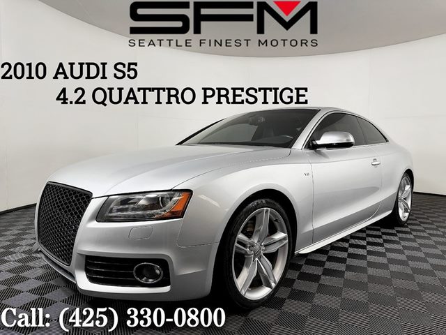White 2010 Audi S5 Coupe All-Wheel Drive Automatic