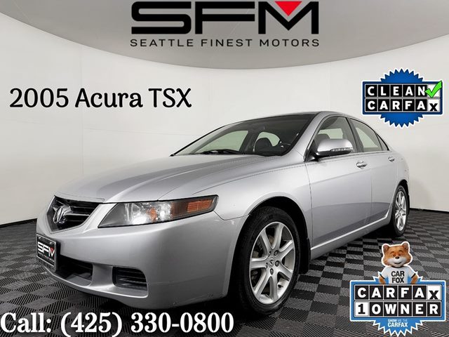 Gray 2005 Acura TSX Sedan Front-Wheel Drive Automatic